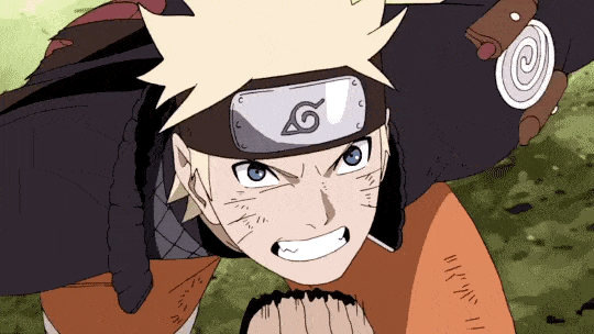 Naruto's Taijutsu in Baryon Mode animated gif
