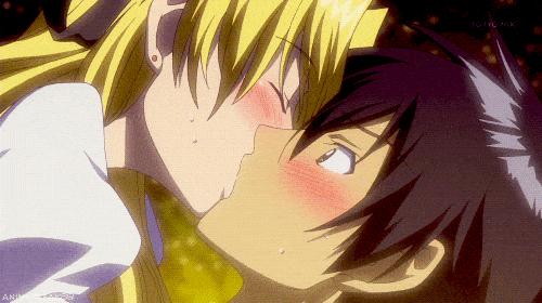 Anime Kiss Couple GIFs  Tenor