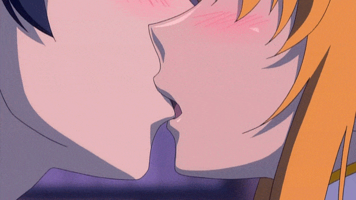 Anime Kiss Gif - GIFcen