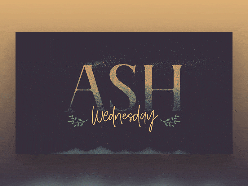 Ash Wednesday Gif