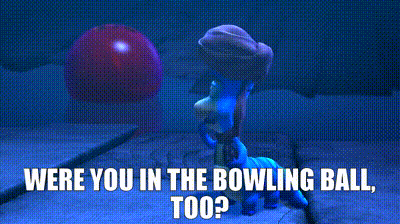 Blue Bowling Ball Gif