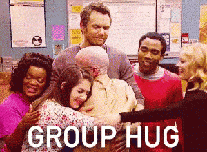 Group Hug Gif