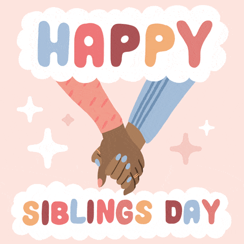 Happy Siblings Day Gif