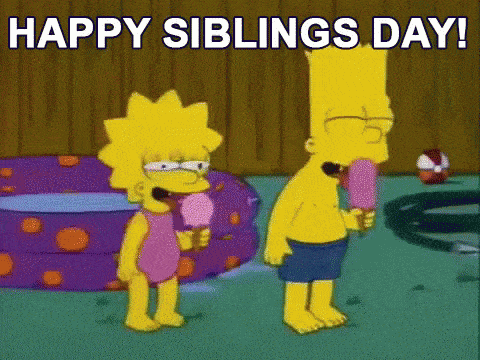 Happy Siblings Day Gif