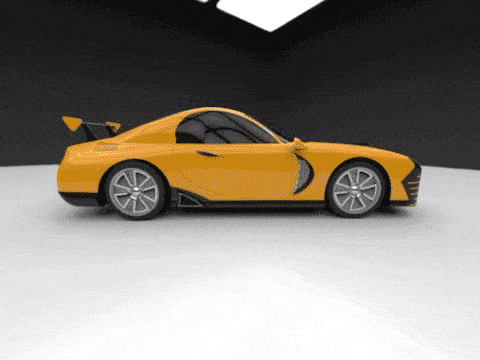 3D Car Gif