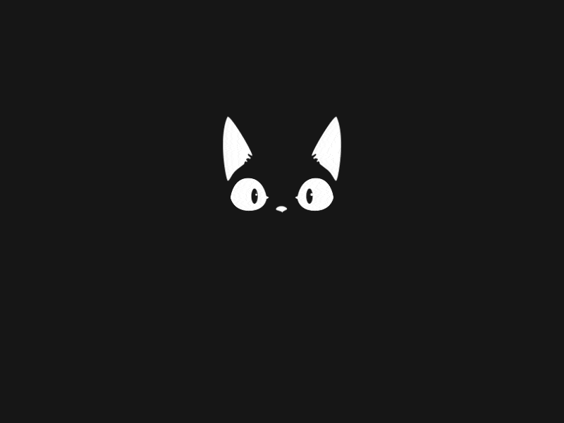 Black Cat Gif