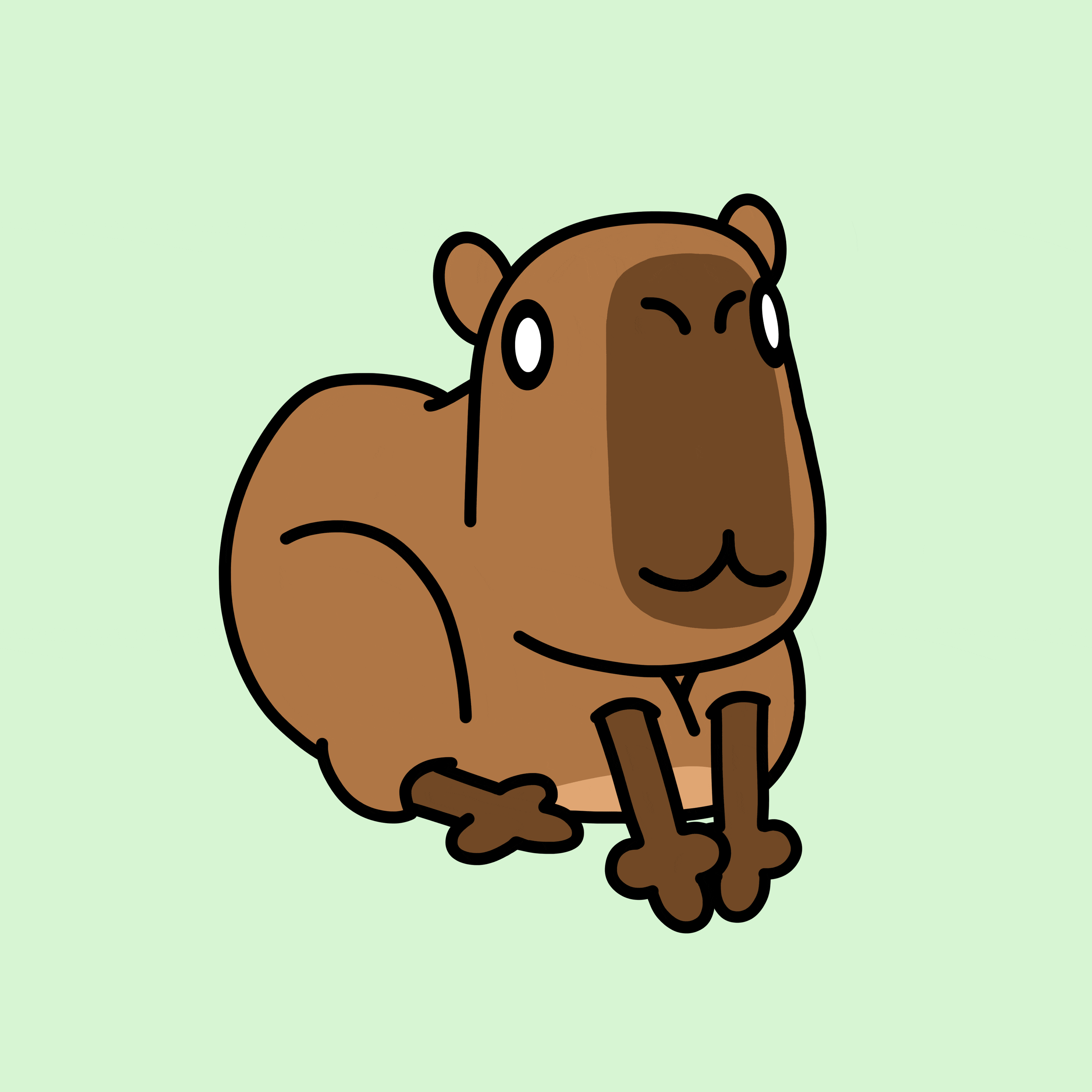 Capybara rock rust фото 7