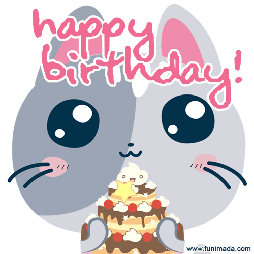 Day 65 Totoro loves birthdays  Anime happy birthday Totoro Birthday gif