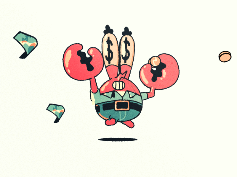 Mr Crab Gif
