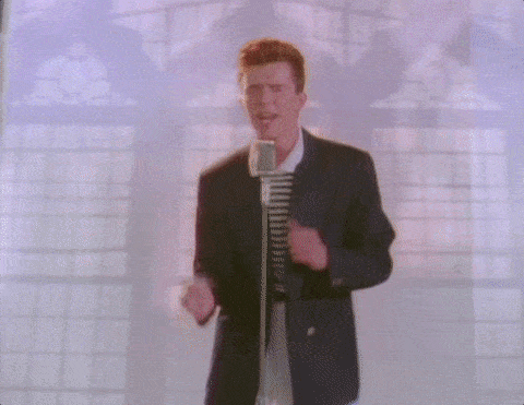 Rick Roll Gif Funny Rick Roll GIFs Tenor