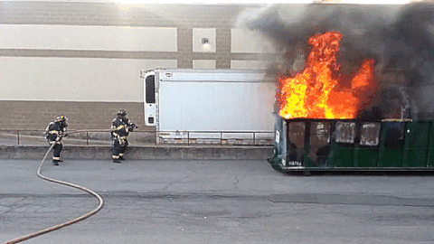 Dumpster Fire Gif