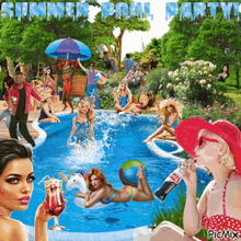 Pool Party Gif