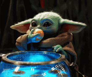Baby Yoda Gif Baby Yoda Gif